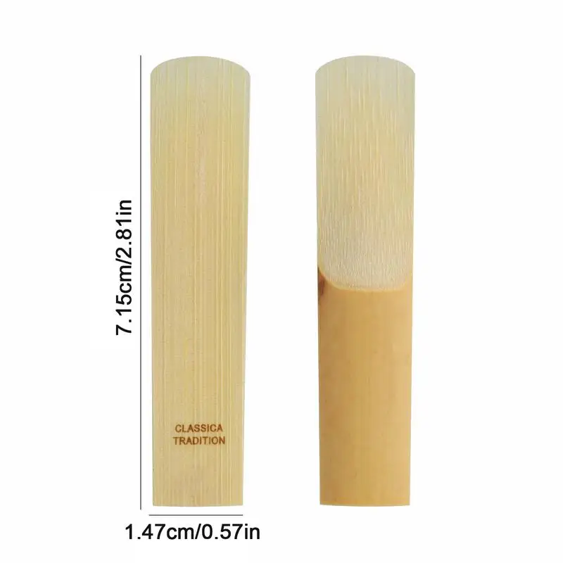 Alto Sax Reeds For Beginners 10pcs Natural Saxophone Reeds Natural Reed Saxophone Replacement Accessory For Stage Performance