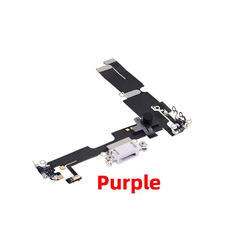 Original For iphone 14 plus 14plus Charging Port Flex Microphone Mini USB Charger Dock Connector Repair Replacement Parts
