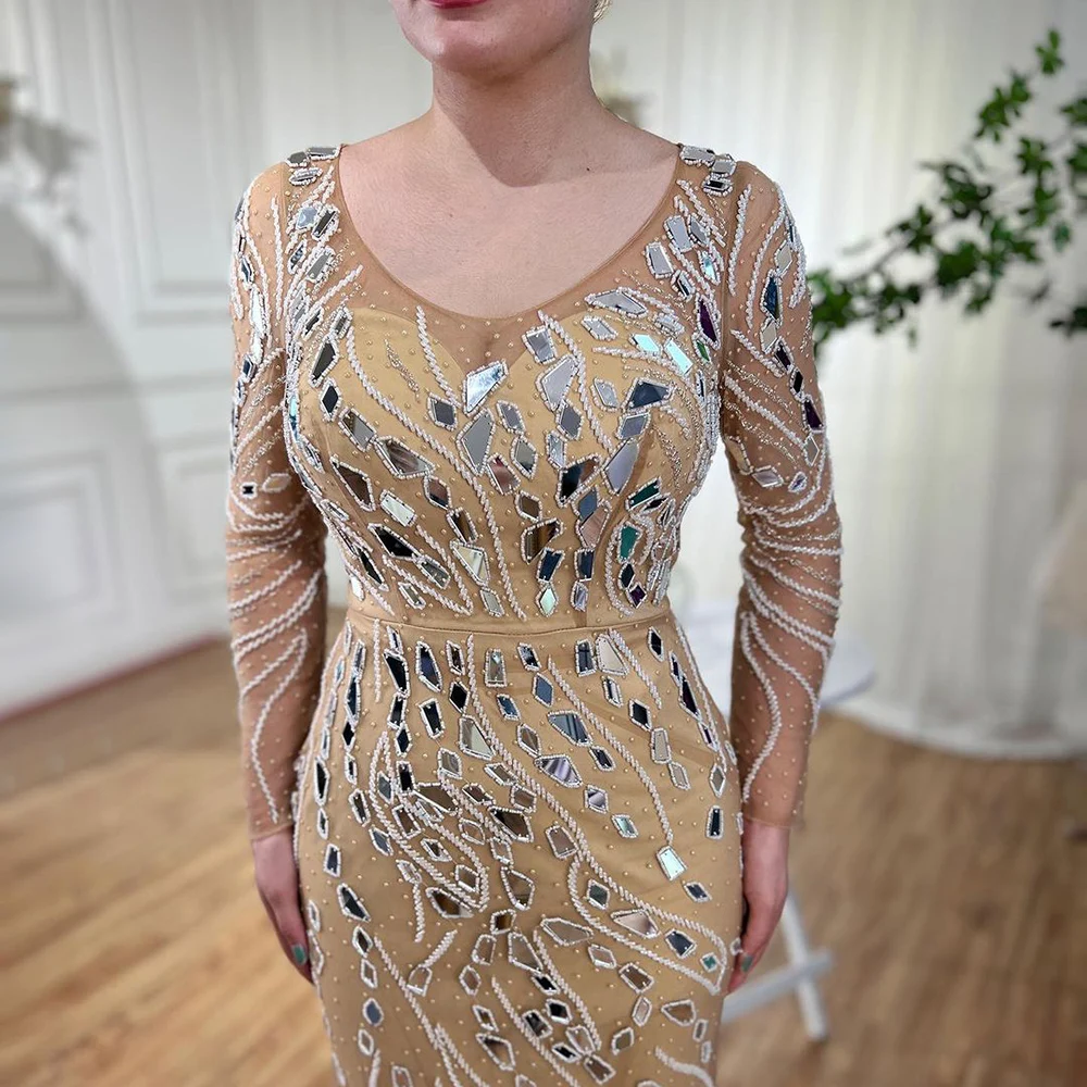 Sb4f74e4ba1a746b38751fc900b9b7d5ce Muslim Nude Mermaid With Overskirt Beaded Long Evening Dresses Gowns For Woman Wedding Party Mallzona