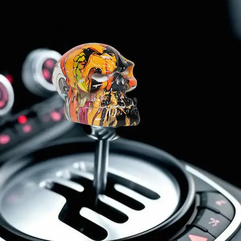 

Universal Skull Head Gear Shift Knobs Durable Manual Gear Stick Shifter Lever Shift Knob Car Interior Decoration Accessories