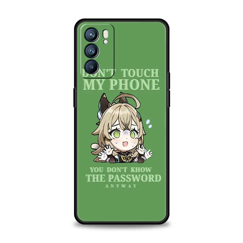Kawaii Cartoon Genshin Impact Phone Case Cover