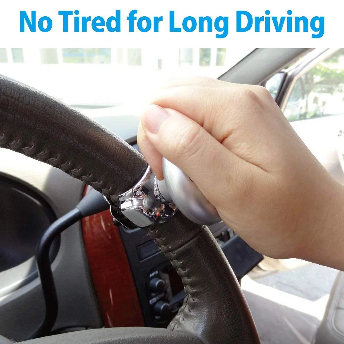 Steering Wheel Knob Booster Rotary Car Ball Handle for Car Truck