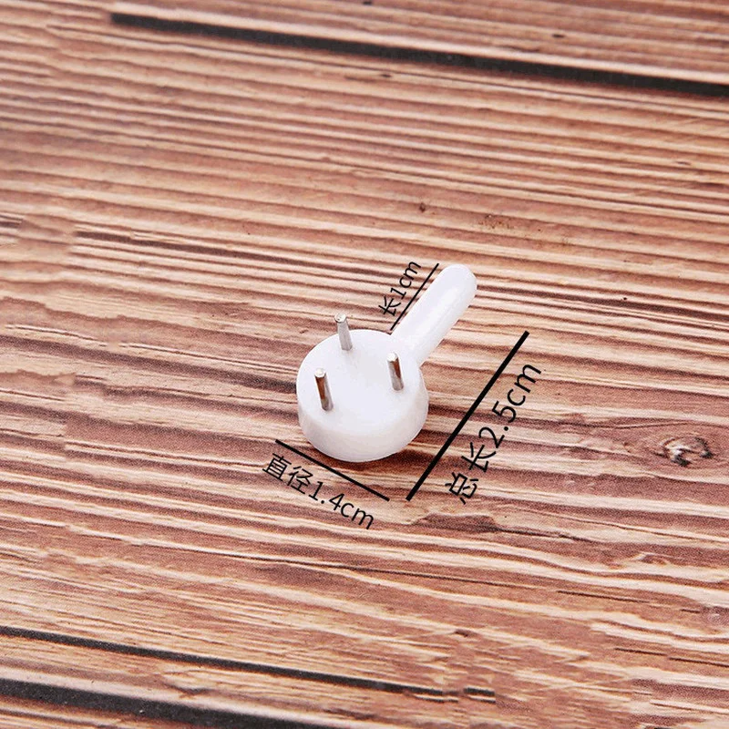 50Pc White Traceless Wall Hooks Mount Photo Clock Painting Picture Hangers Invisibility Nail Fasteners Hanging Hanger Home Decor