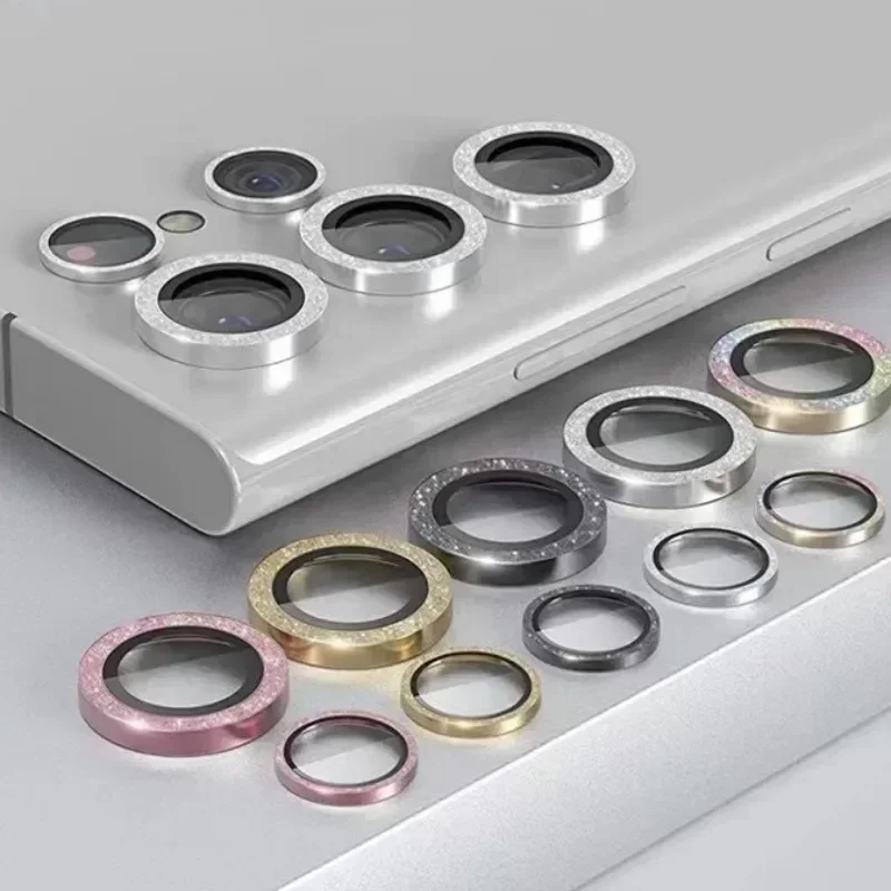 Sparkling Tempered Glass Camera Lens Protector
