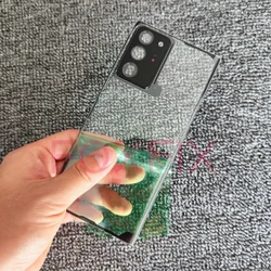 Premium Clear Glass Back Cover - Sleek Rear Housing Replacement (Transparent Add Lens)