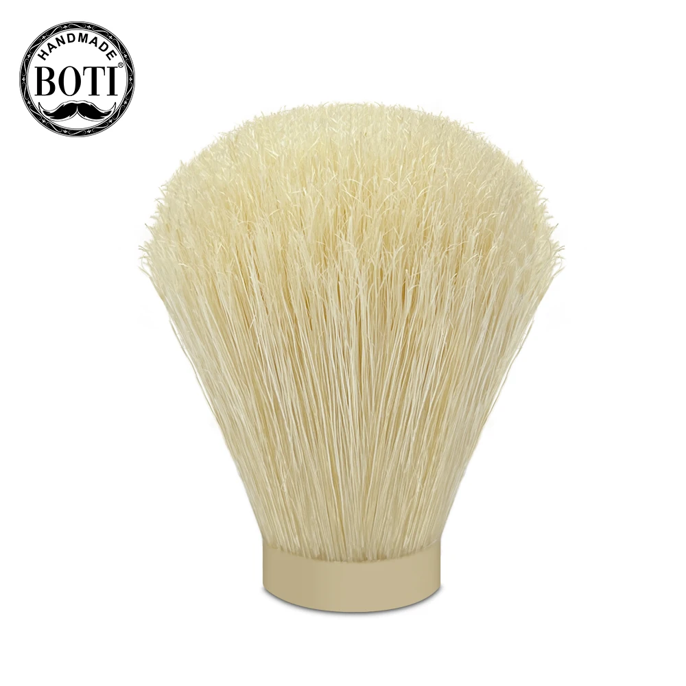 

Boti White Boar Bristle Bulb Knot Barbershop Beard Care Tools with Razor Wet Shaving Brush Kit Men's Gifts