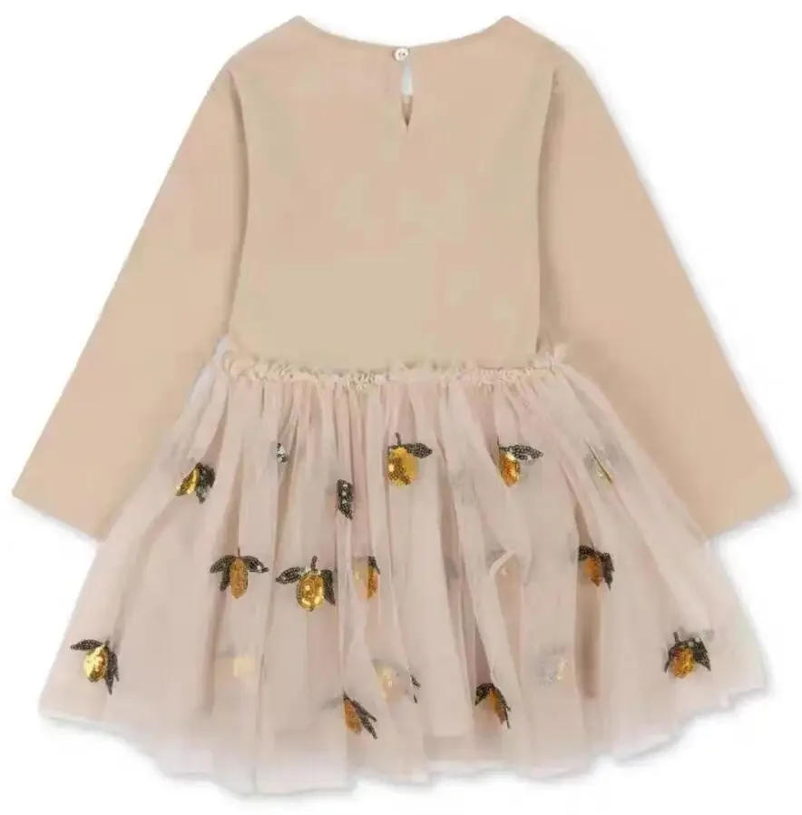 Girls Strawberry Knit Cardigan & Lace Skirt Set 6