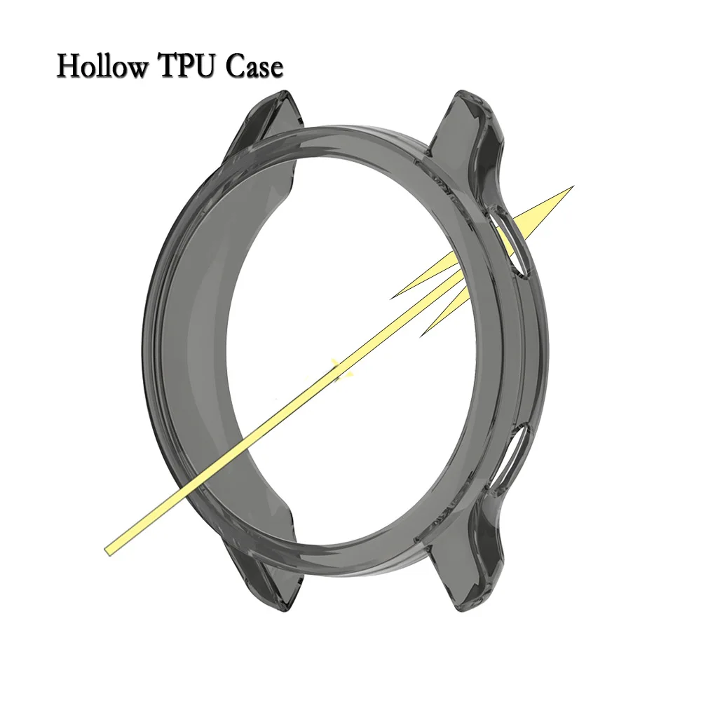 Transparent Soft TPU Screen Protector & Protective Shell for Smartwatch Display Enhancement