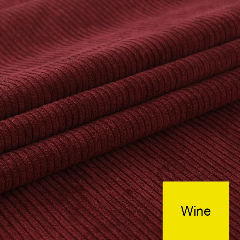 Pink Ribbed Corduroy Fabric for Sewing Clothing & Upholstery
