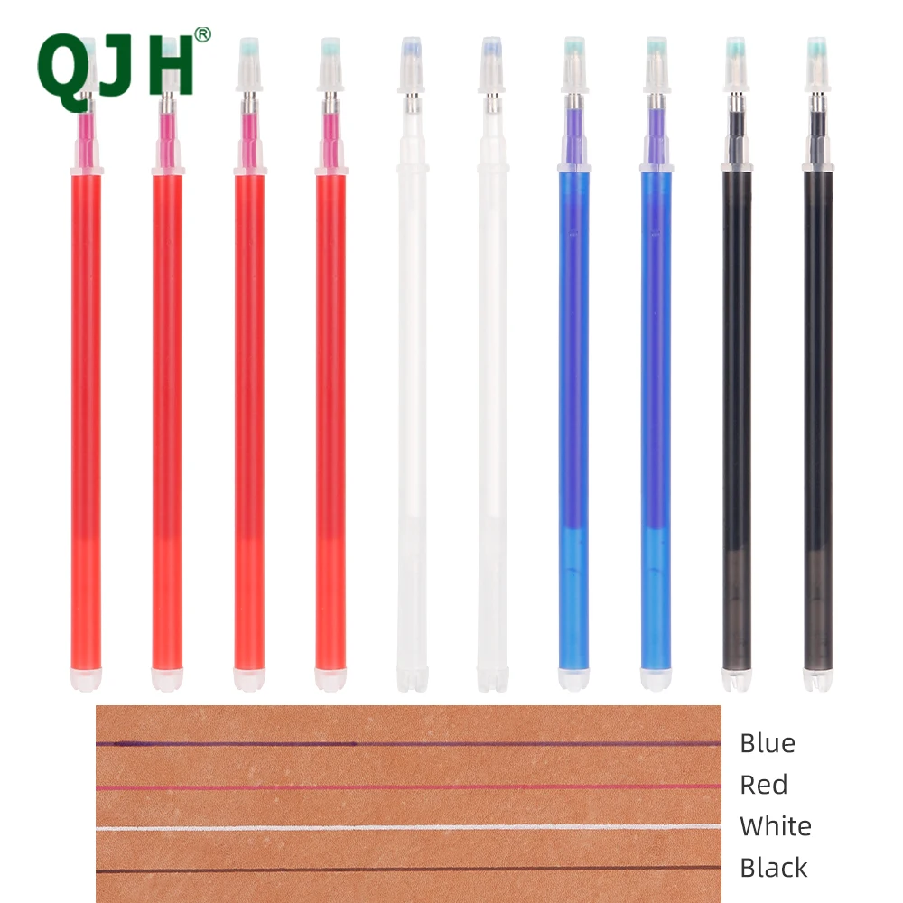 Heat Erasable/Water-soluble-Fabric/Leather Marking Pens for Fabrics in Four Colors Sewing Quilting Dressmaking Craft 10 Pieces fabric marker