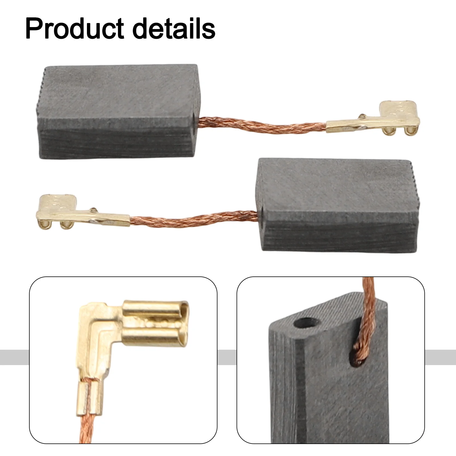 Balais De Charbon Pour Outil GA5040C - Lot De 2 Pièces De Rechange