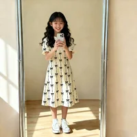 Robe décontractée mignonne et élégante pour filles 1
