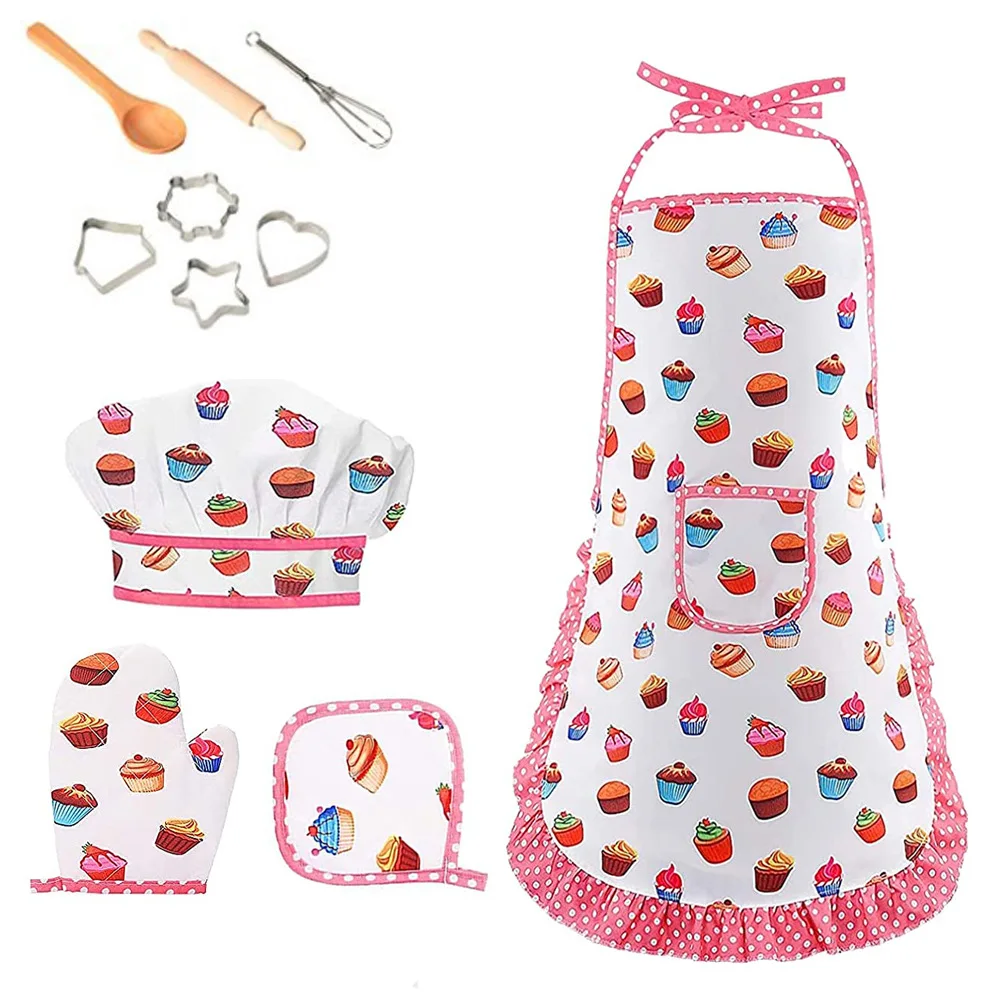  Toyze Gifts for 3-8 Year Old Girls, Kids Apron for