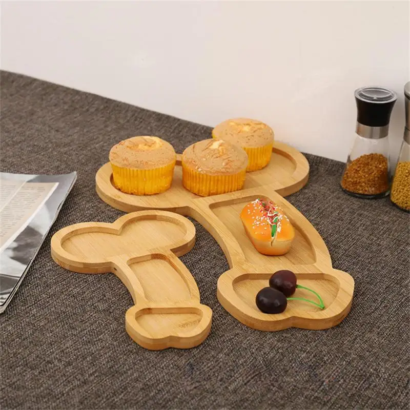 Creative Style Tray Conscience Selection Bamboo Tableware Chopping Board Serving Plate Wooden Material Charcuterie Board