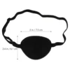 1Pc Pirate Eye Patch EVA Black Eye Mask Single Eye Cover Pirate Eye Cover For Lazy Eye Kids Party Favor Role Playing 2