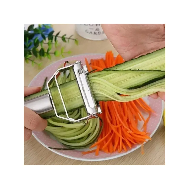 Stainless Steel 2-in-1 Vegetable Peeler Slicer Kitchen Tool