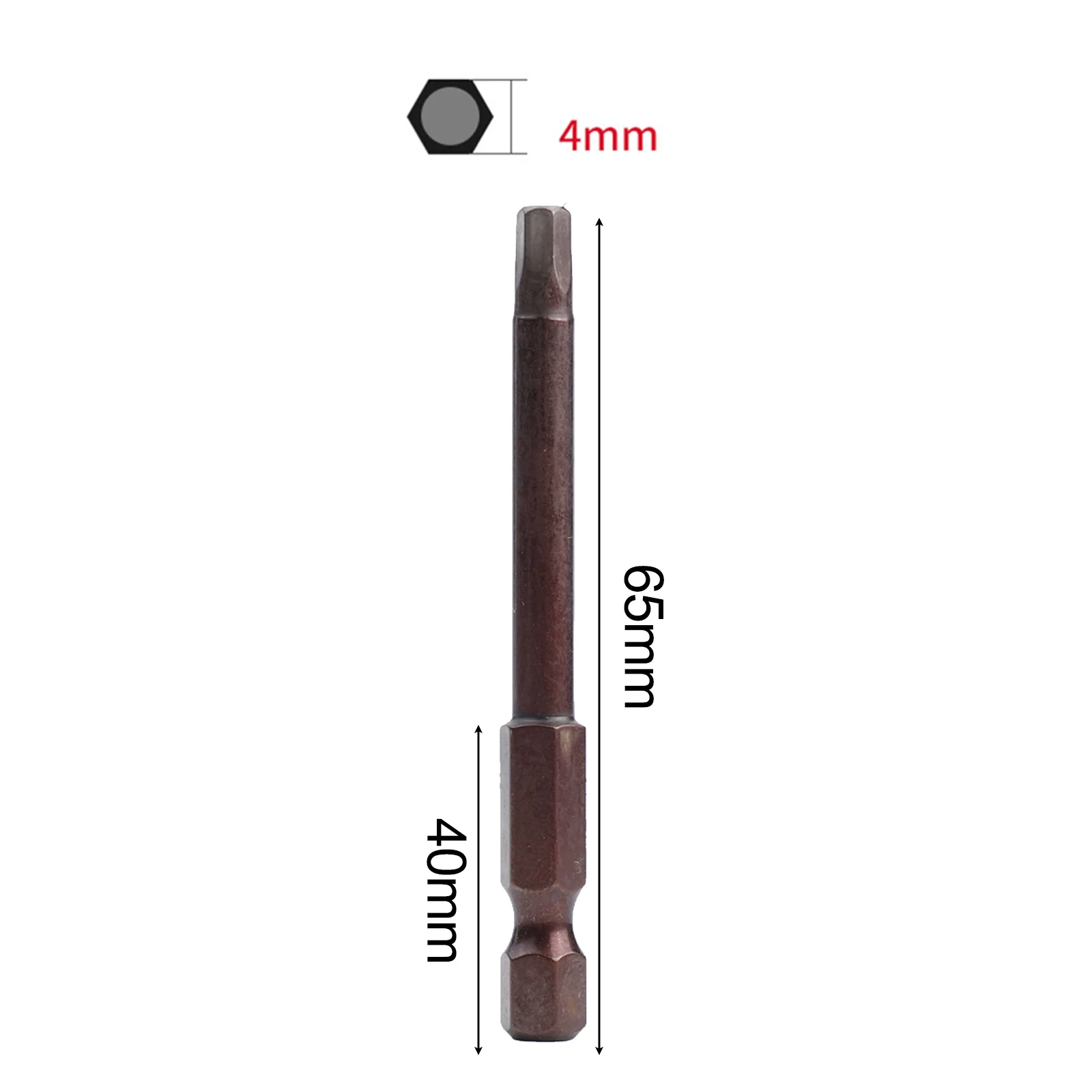 1pc 65mm Sechskant-schraubendreher-bits H1,5-H6mm Magnetische Sechskantschaft Elektrische Schraubendreher-bits Power Werkzeug Teile – Detail 9