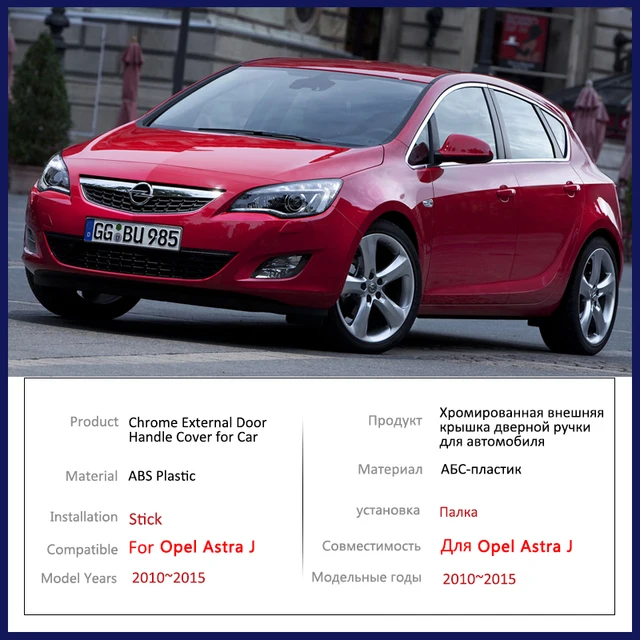 Für Opel Astra J P10 2010 ~ 2015 Vauxhall Astra Chrom Türgriff Abdeckung  Auto Zubehör Rostfrei Styling Trim Kreative aufkleber - AliExpress