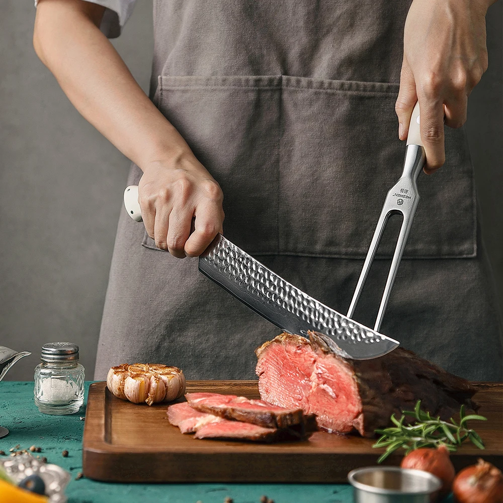 HEZHEN Elegant Series Meat Fork Barbecue Fork Kitchen Tools Kitchen Accessories BBQ Tools
