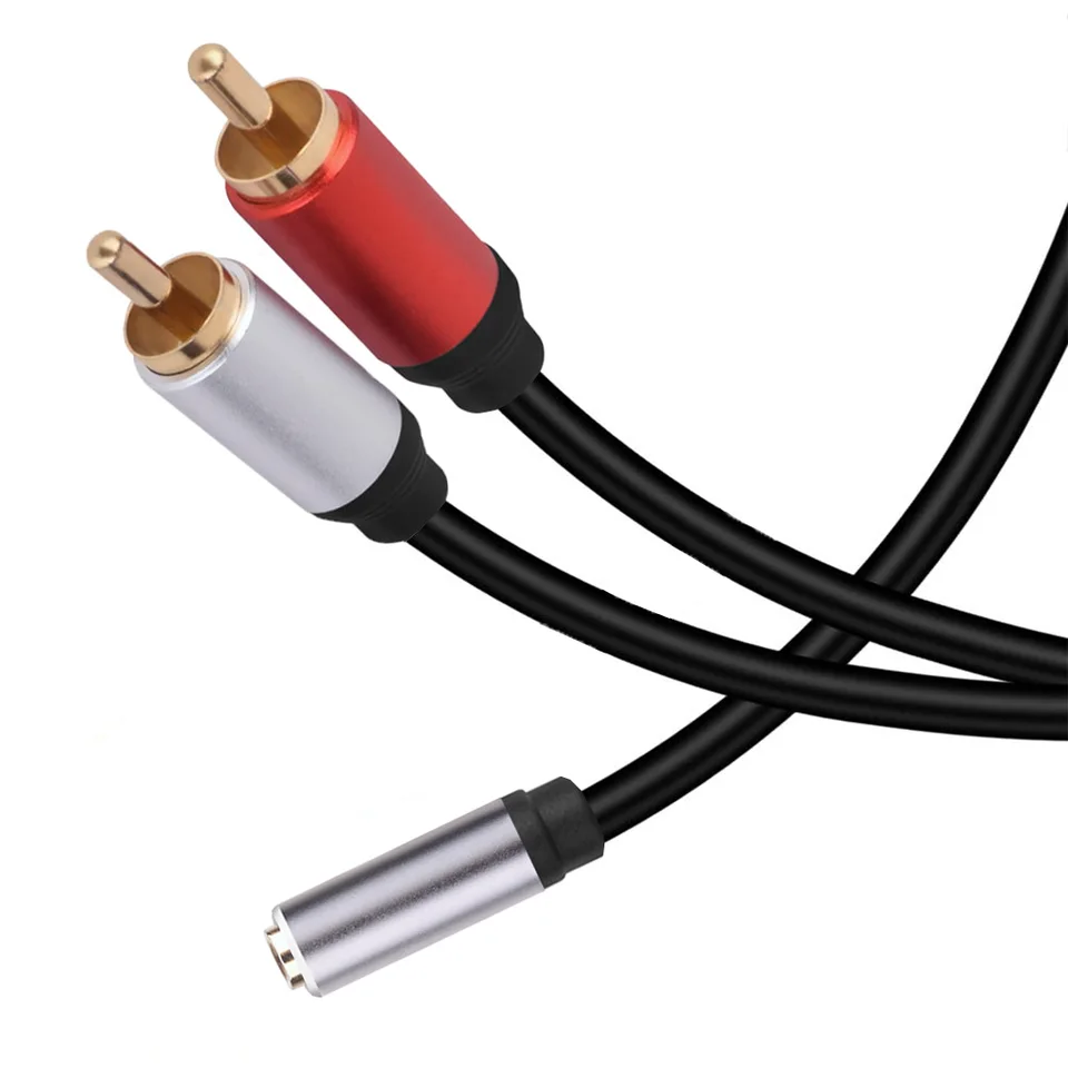 Cavo Audio 3.5mm A 2 RCA | Collegamento Stereo Per TV, Auto, Home Theater | 3 Metri - Foto 12