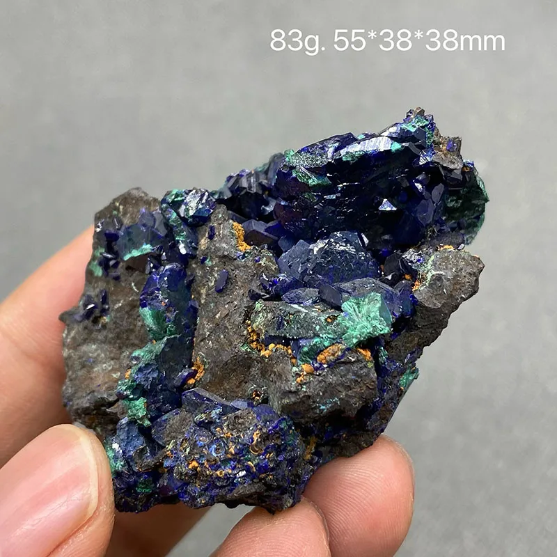 Natural beautiful Azurite and Malachite symbiotic mineral specimen crystal Stones and crystals Healing crystal