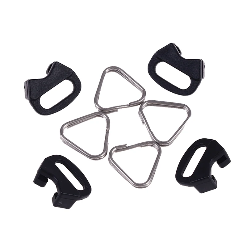 4 Set Camera Lug Ring Camera Strap Triangle Split Ring Hook For