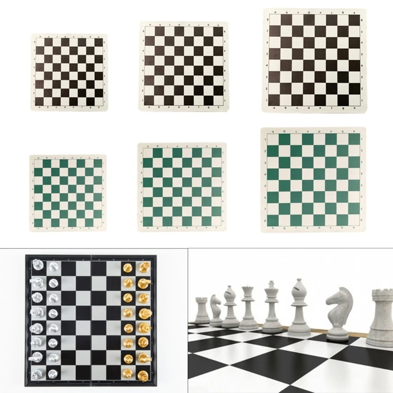 Roll Up Chess Board Chess Chessboard Lightweight & Non Slip Chess Mat for  Kids - AliExpress