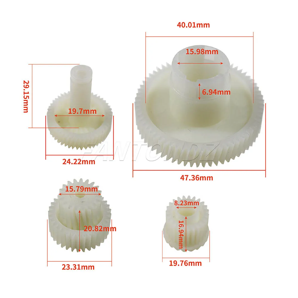 4pcs Car Parking Hand Brake Gear Actuator Repair Kit Replacement For Land/Range Rover Discovery 3 4 Sport For BMW X3 E83 X5 E53