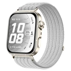 Premium Nylon Loop Band for Huawei Watch Fit - Sport Strap Bracelet Accessory (10 High grade gray)