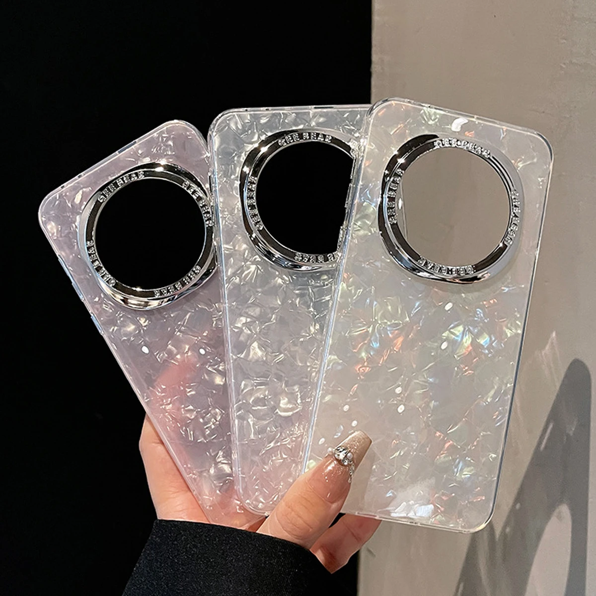 Funda Protectora Antigolpes con Diseño de Purpurina para Honor Magic 7 Pro, Magic8, Magic6 Pro, Delgada, con Protección de Cámara y Acabado Electrochapado