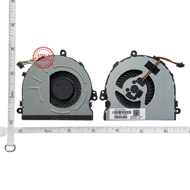 CPU Ordinateur Portable, Ventilateur De Refroidissement Silencieux Efficace à 4 Broches Pour 15-da 15-db 15-di 15-dr 15q-dx 15t-DS - Informatique