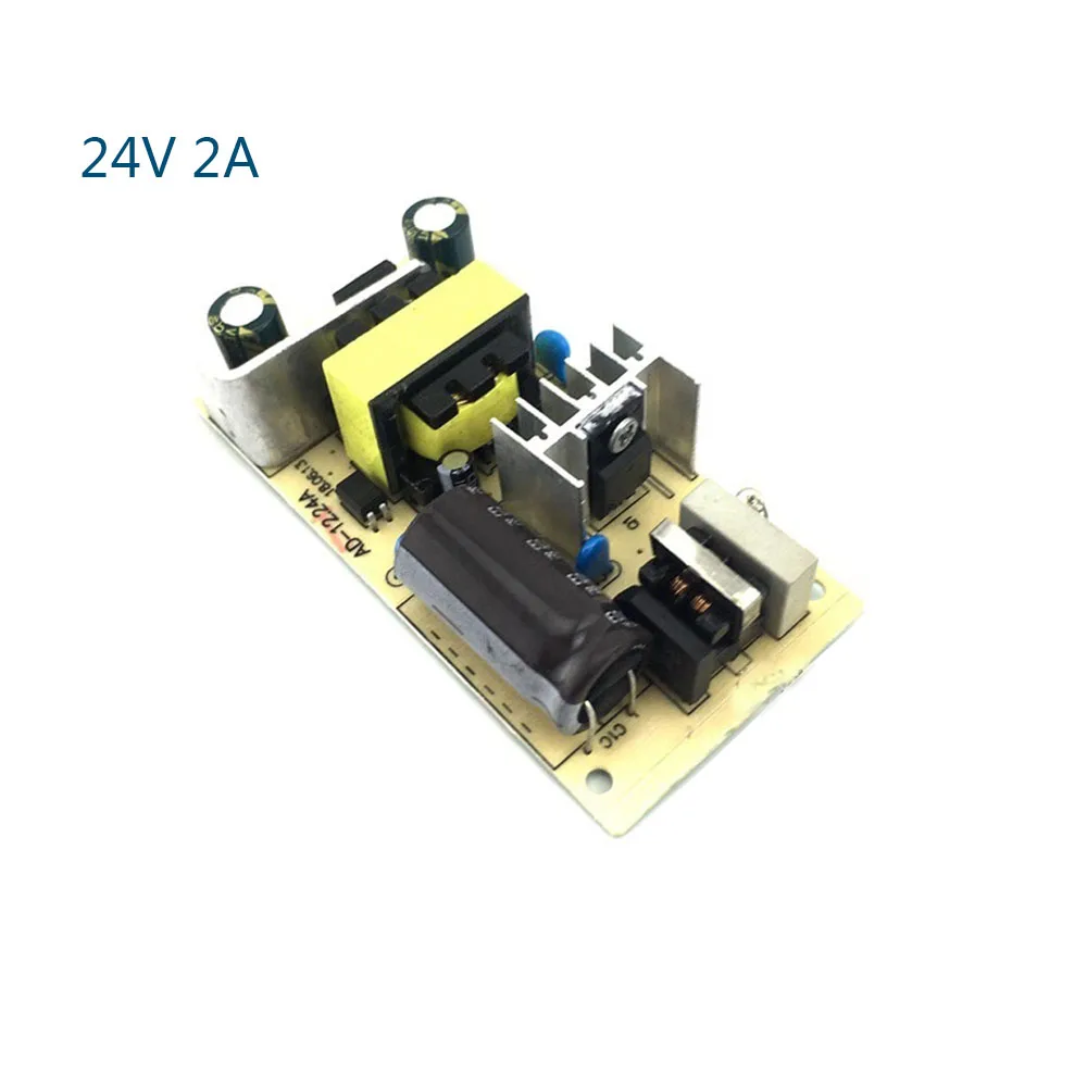 

DC 24V 2A Switching Power Supply Module 48W AC 100-240V to DC 24V Power Supply Board with Filtering Short Circuit Protection