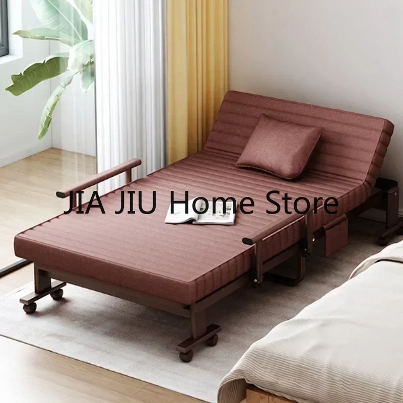 Single Folding Chaise Lounge Recliner Arm Daybed Design Chaise Lounge Lazy Relaxing Silla Plegable Living Room Furniture QF50TY