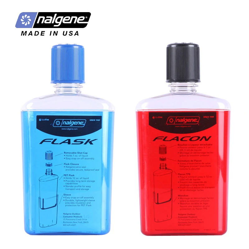

Nalgene-Фляжка для улицы, с карманами, бутылка для вина, походная бутылка для питьевой воды, 350 мл