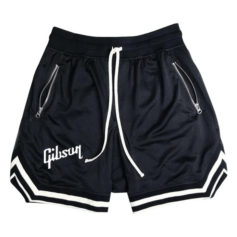 Gibson 2023 Summer style Running Shorts Men Casual comfort Breathable Jogging Sport Pants Solid Color Drawstring Loose trousers