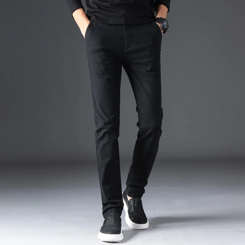 KSTUN 2023 Spring Summer New Casual Pants Men Cotton Slim Fit Chinos Fashion Trousers Male Brand Clothing Basic Mens Pants 4