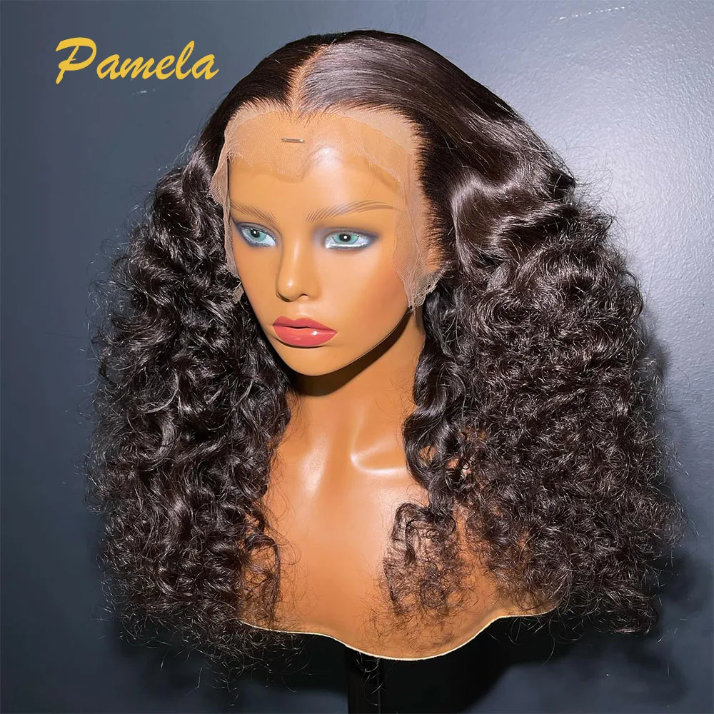 Loose Wave Bleached Knots Lace Frontal Glueless Wig Human Hair Pre Plucked Ready To Wear 13x6 HD Transparent Lace Frontal Wig