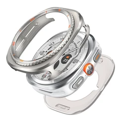 Sleek Metal Watch Case Protector for Premium Style and Durability (Titanium orange)