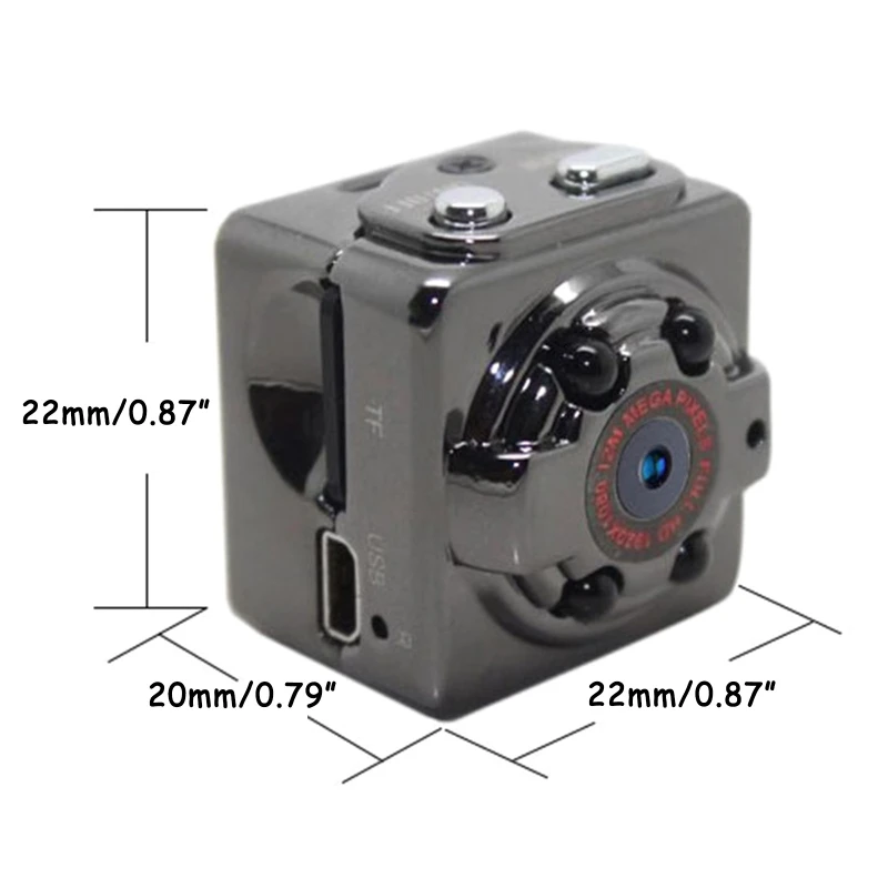 SQ8 미니 DV WiFi 카메라 1080P/720P 30fps 디지털 비디오 레코더 2MP 캠코더, 케이블 4IR 야간 투시경 조명 포함