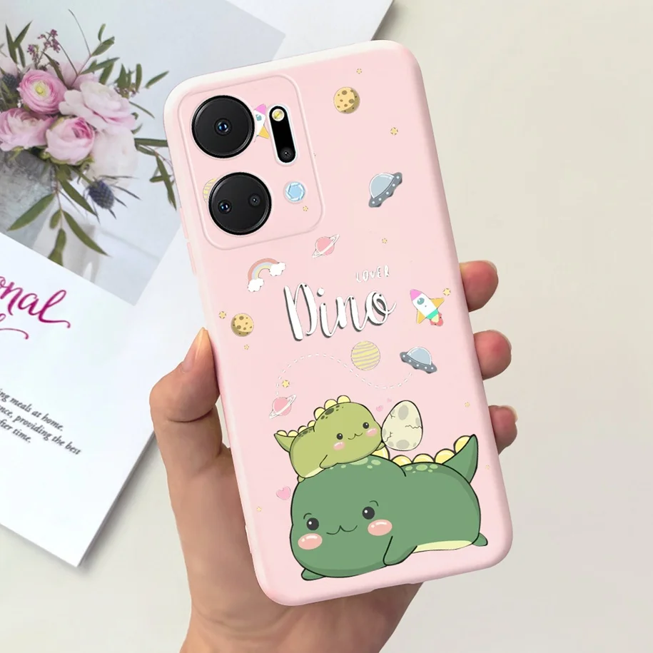 Cute Duck Dinosaur Soft Case Cover | Enhanced Protection Bumper