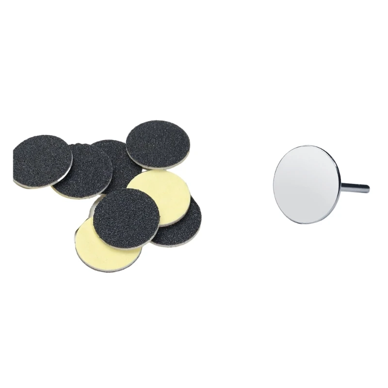 

Pedicure Polishing Pads Self-Adhesive Replaceable Sanding Paper Foot Dead Skin Remove Buffing Disc with Disk Shaft