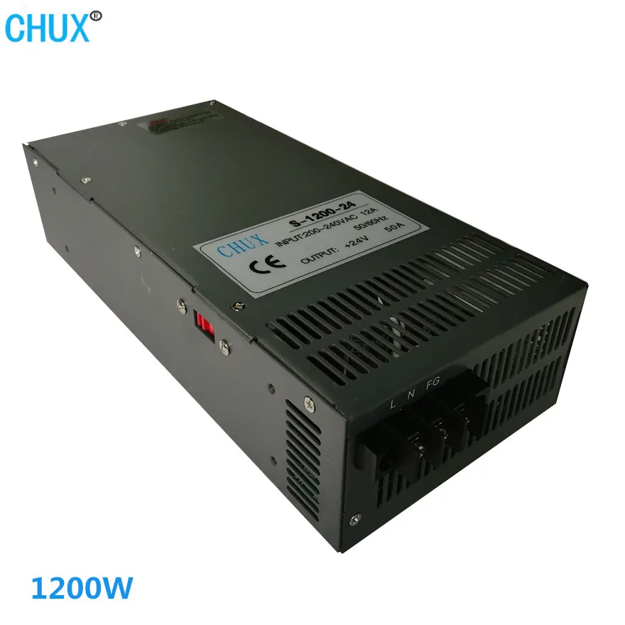 

Импульсный источник питания CHUX 1200 Вт 12 В 13,5 в 15 в 24 в 27 в 36 в 48 в 80 в 110 В для светодиодной ленты