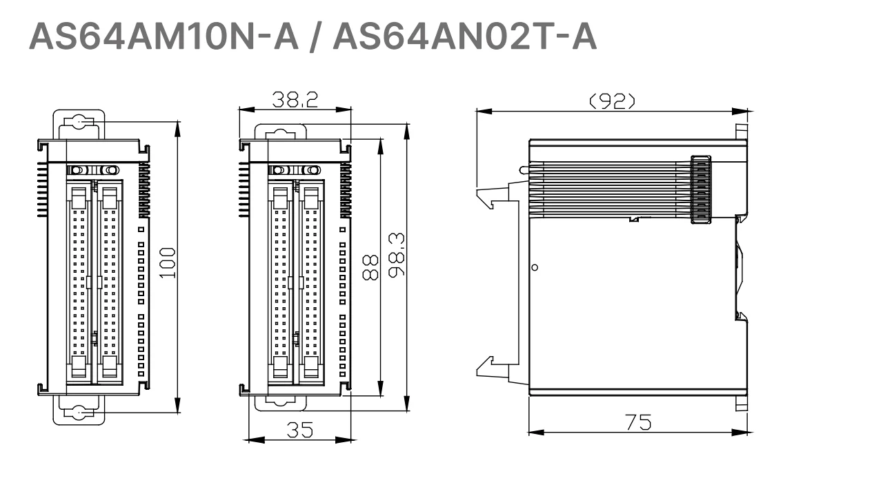 Original Delta AS64AN02T-A AS64AM10N-A AS series Expansion Digital Output Module