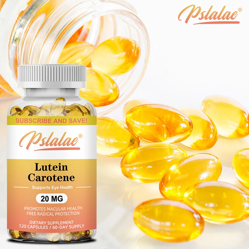 Lutein Capsules - Relieve Eye Pressure and Blue Light Macula To Protect Health, Contain Zeaxanthin Carotene images - 6