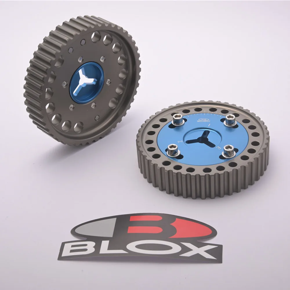 TANSKY- BLOX Aluminum Upgrade Engine Cam Gear Pulley 1Pair For Mazda Miata Protege Escort 1.6L 1.8L Dohc 91-97 TK-CGMX5-BL
