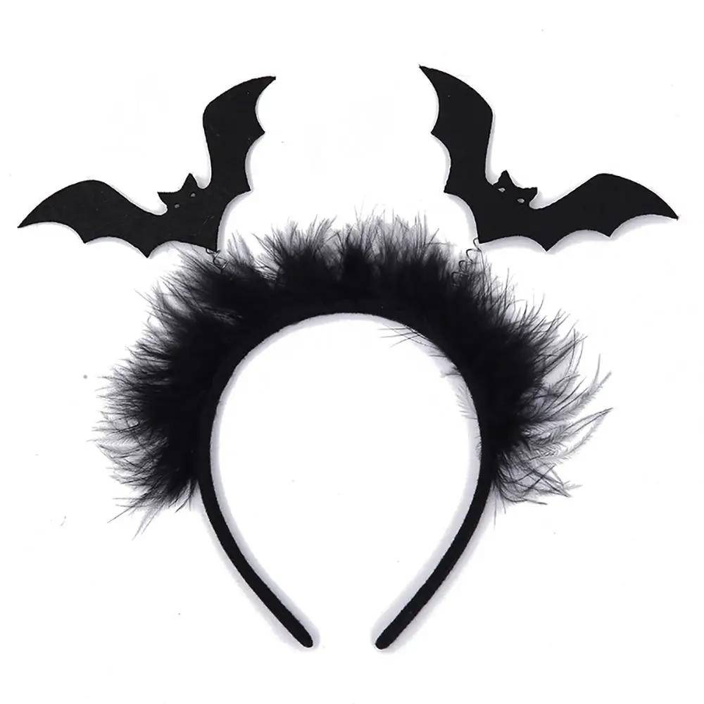 1pc Black Halloween Head Hoop Bat Halloween Bat Headband Funny Headwear for Decor for Party