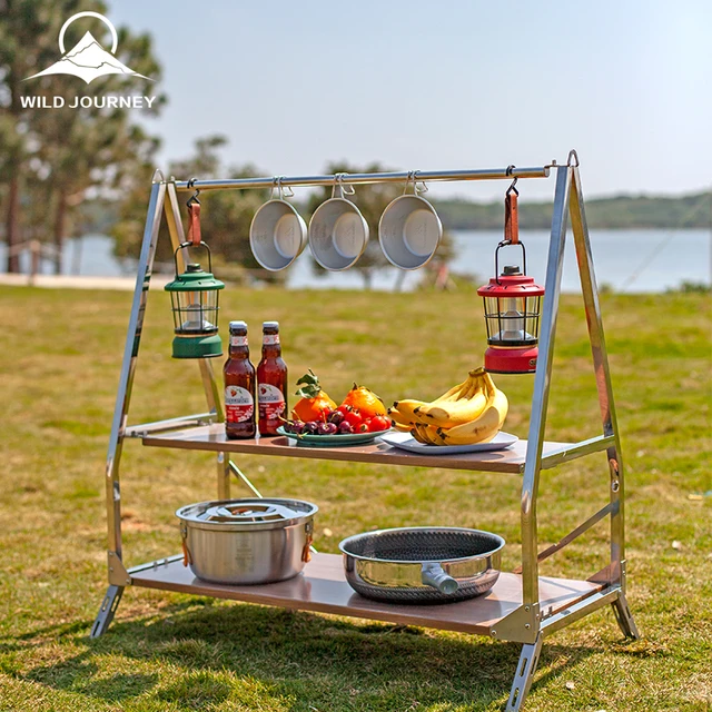 Outdoor Shelf Rack Wild Journey Camp cooking Camping Boutique