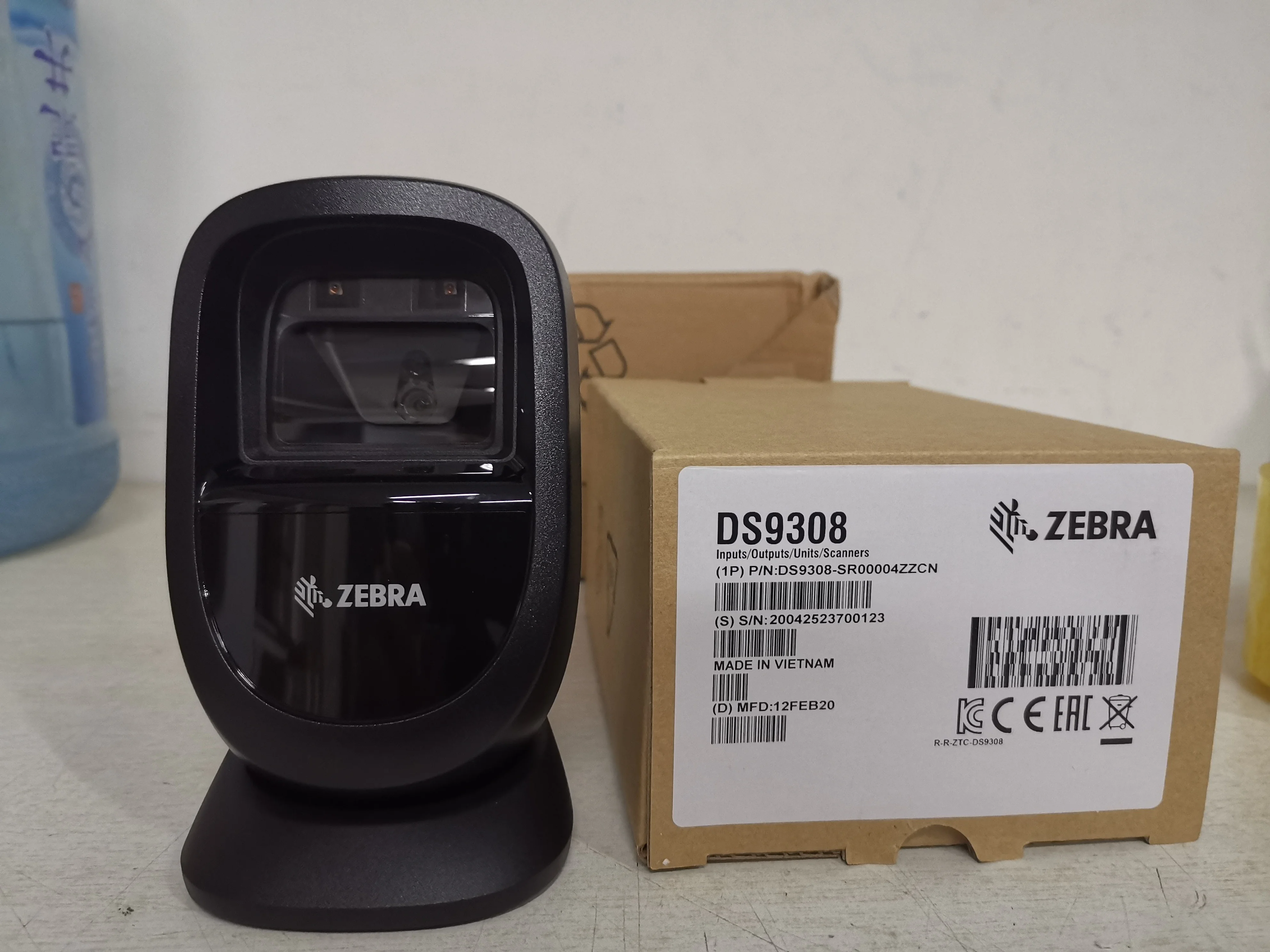 체크포인트 EAS용 핸즈프리 바코드 스캐너, ZebraDS9300 시리즈, DS9308 