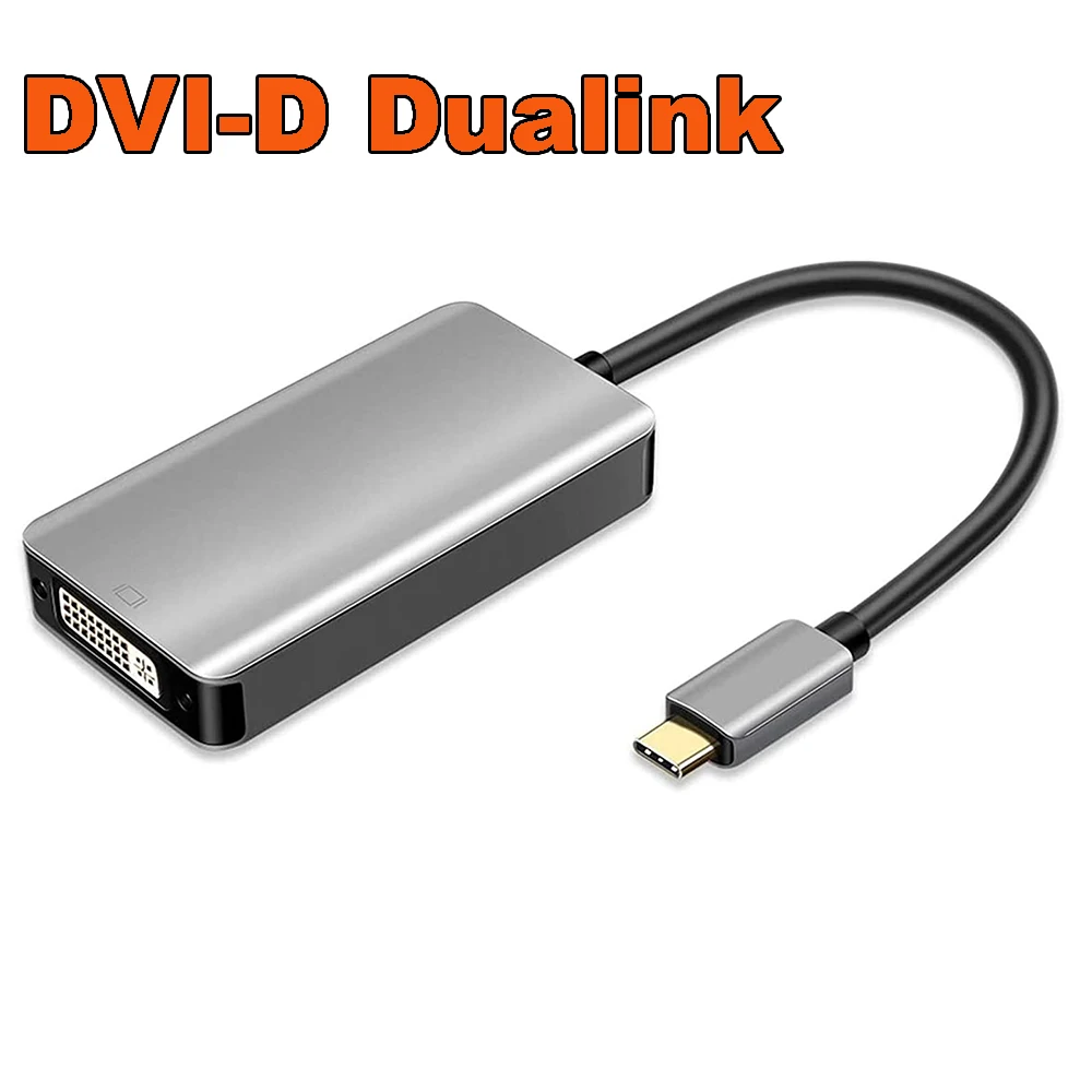 USB C to DVI Dual link adapter USB 3.1 Type C to DVID dual link cable