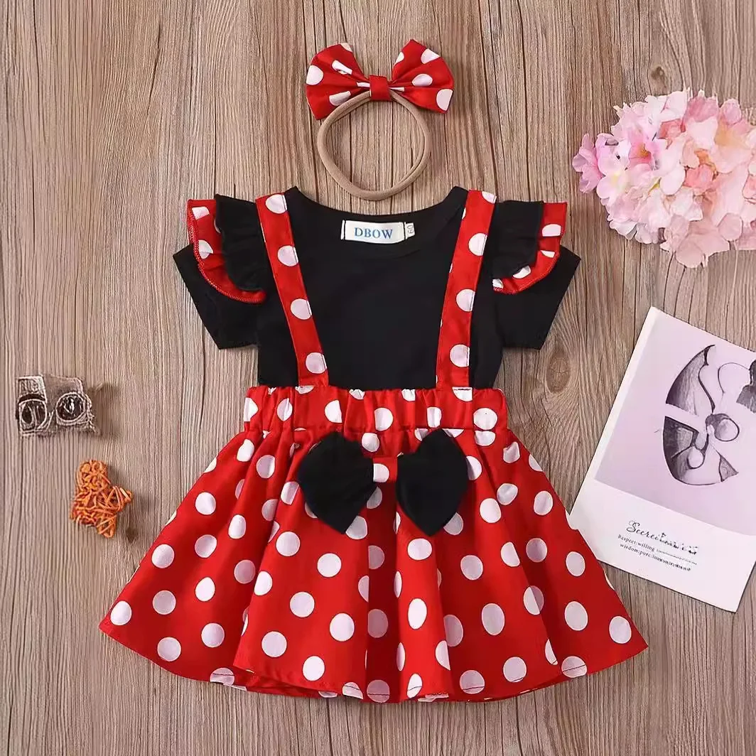 Ropa De Felpa Para Muñecas Pequeñas - Falda Con Tirantes Y Pajarita Morada, Para Peluches 10-15 Cm